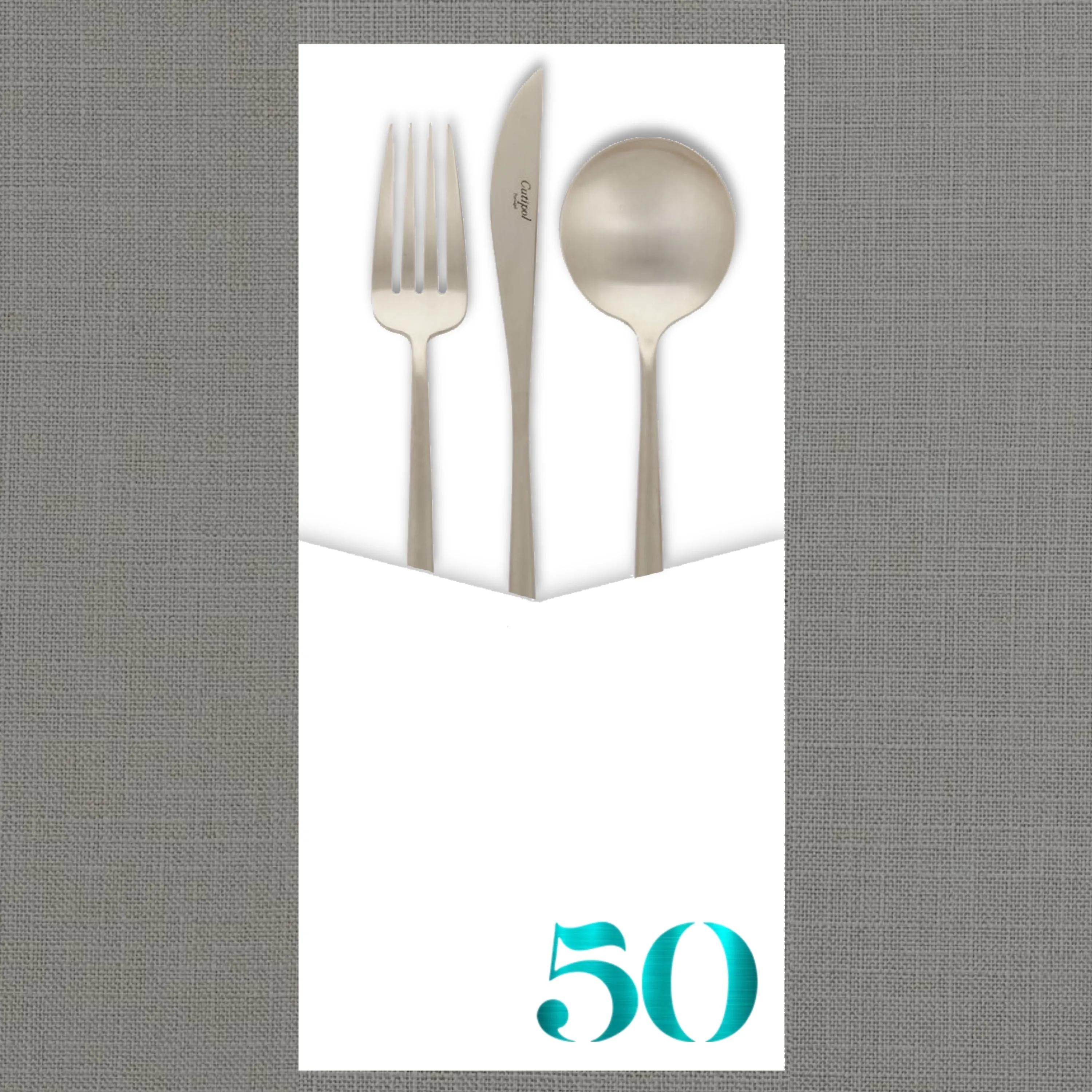 Foil Celebrate! 50 - Cutlery Pouch